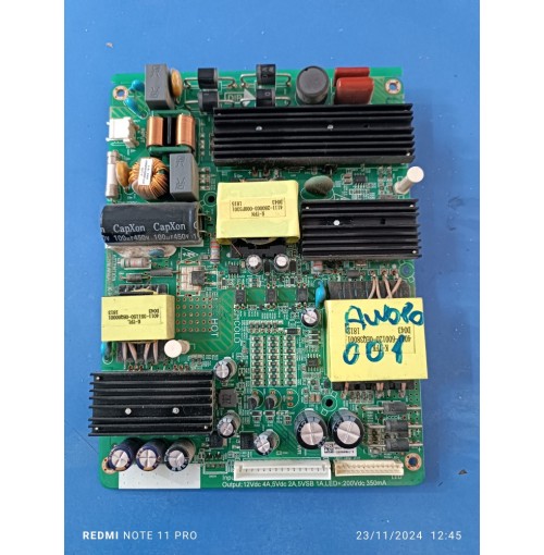 AWOX U5600STR/4K/S Power Board , K-PL-FH1 , 4702-2PLFH1-A4231B01 , 9012-112A45 , K550WDC2